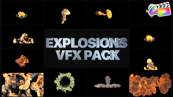 VideoHive Explosions Pack | FCPX 34147117