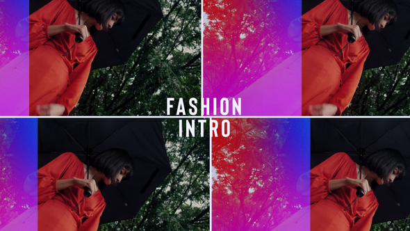 VideoHive Fashion Gradient Intro 22419266