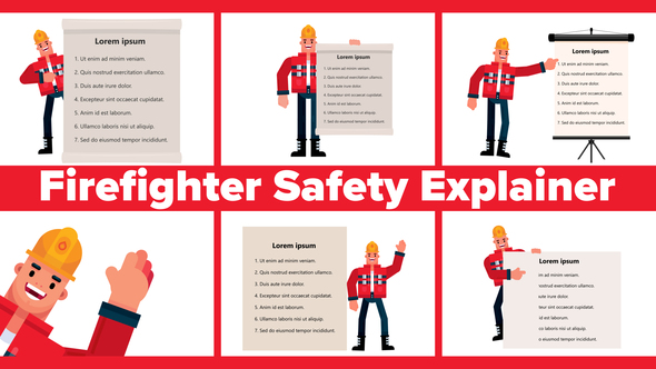 VideoHive Firefighter Safety Explainer 38852771