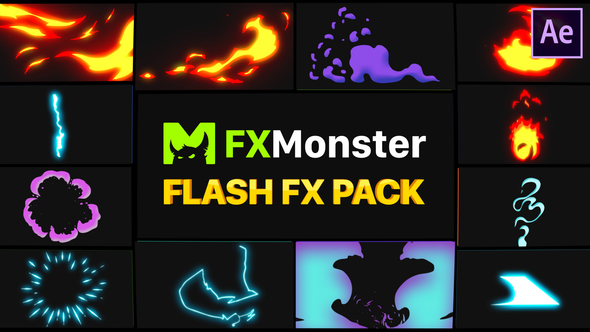 VideoHive Flash FX Elements | After Effects 26202794