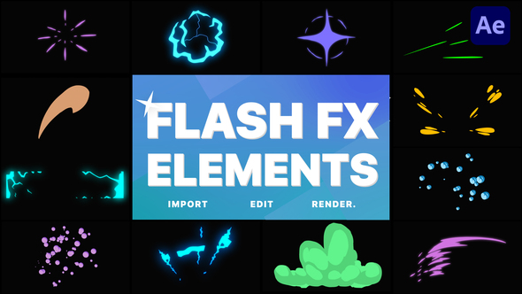 VideoHive Flash FX Elements | After Effects 32094611