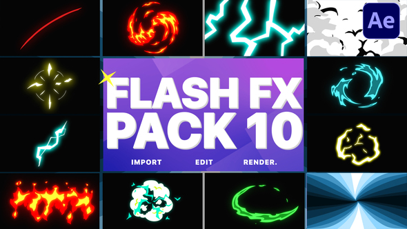 VideoHive Flash FX Elements Pack 10 | After Effects 29239474