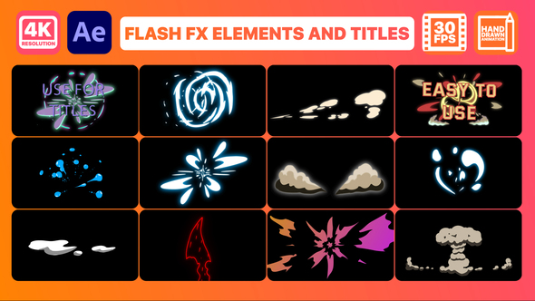 VideoHive Flash FX Pack | After Effects 31518476