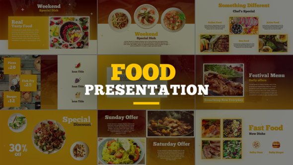VideoHive Food Presentation 23079197