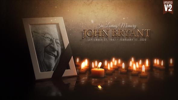 VideoHive Funeral Memorial Card 26645454