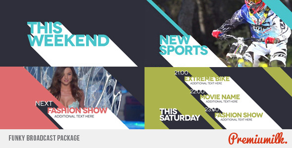 VideoHive Funky Broadcast Package 6329354