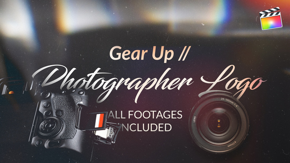 VideoHive Gear Up // Photographer Logo | For Final Cut & Apple Motion 35319979