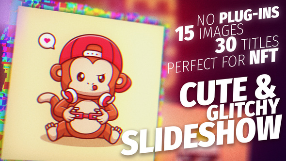VideoHive Glitch and Cute Slideshow 38905749