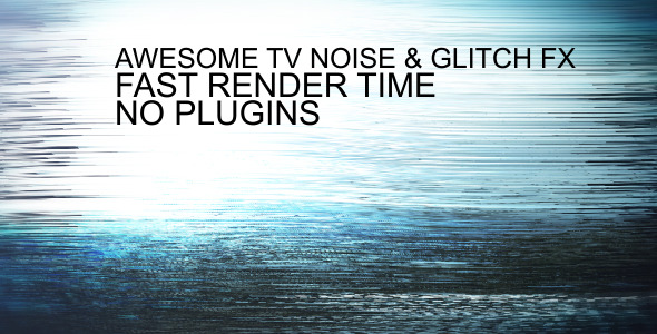 VideoHive Glitch & noise media FX 2059300