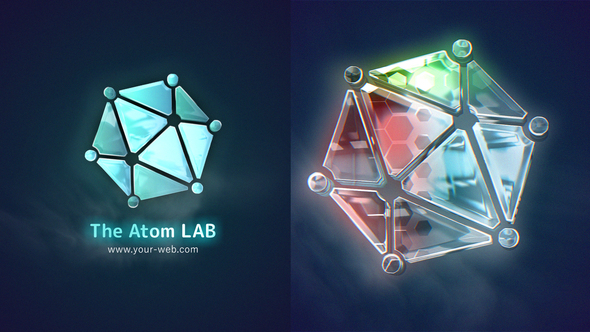VideoHive Glossy Logo - Glass 3D Logo Reveal 39122293