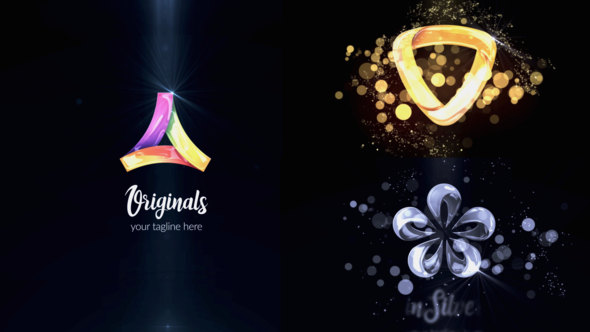VideoHive Glossy|Silver|Gold Logo Reveal 23882663