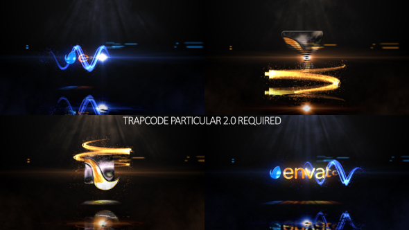 VideoHive Glowing Particals Logo Reveal 28 20814371