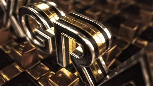 VideoHive Gold Cross Logo 22099229