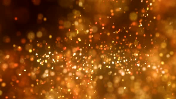 VideoHive Gold Dust Sparkles Background 35766491