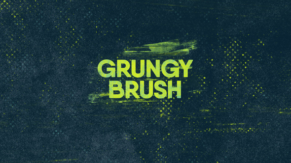 VideoHive Grunge Brush Logo 23774581