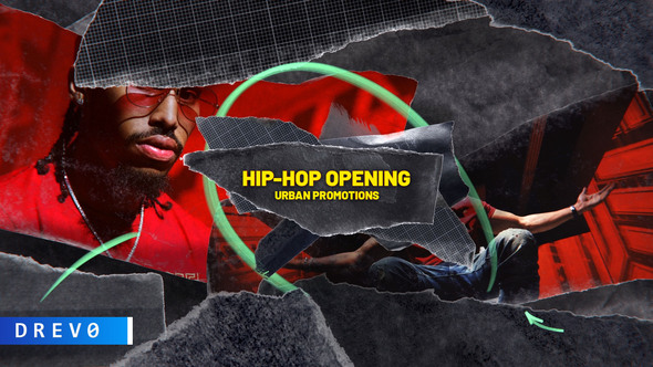 VideoHive HIP-HOP Opening/ True Rap Music/ City/ New York/ Brush/ Gangsta/ Dynamic/ Street/ Basketball/ Urban 32080512