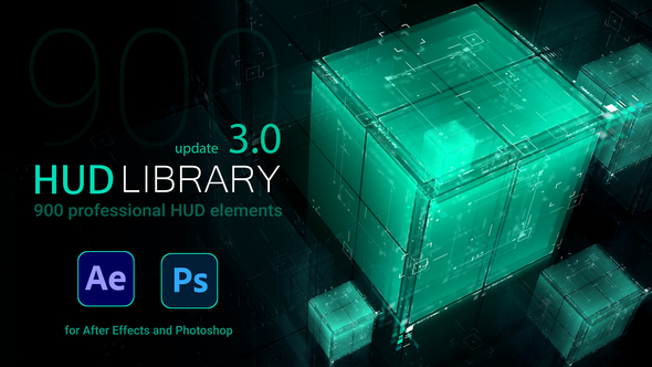 VideoHive HUD Library update 3.0 21100353