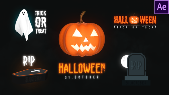 VideoHive Halloween Spooky Titles 33590267