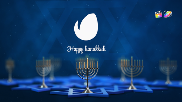 VideoHive Hanukkah Logo Reveal 34613313
