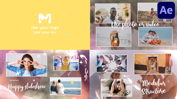 VideoHive Happy Slideshow | After Effects 31852430