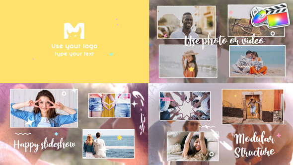 VideoHive Happy Slideshow | FCPX 34255531