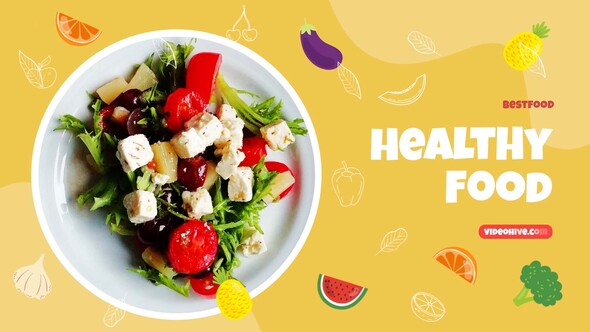 VideoHive Healthy Food Menu 38361307