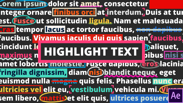 VideoHive Highlight Text 28373785