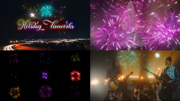 VideoHive Holiday Fireworks Pack for FCPX 35058082