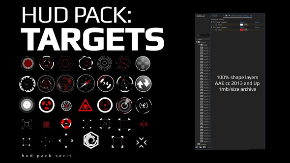 VideoHive Hud Pack - Targets 28202656