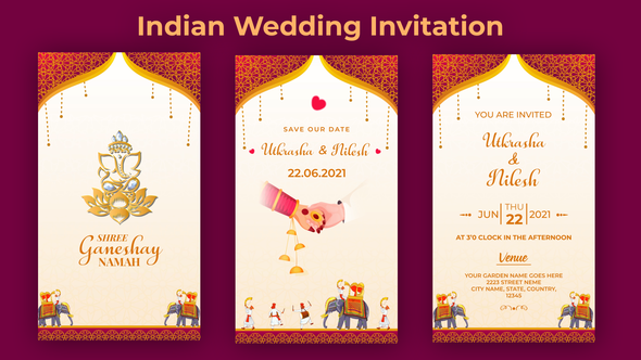 VideoHive Indian Wedding Invitation 32306848