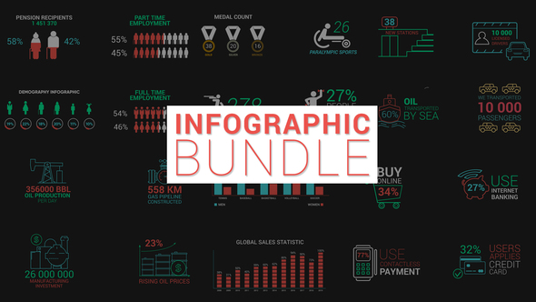 VideoHive Infographic Bundle 22806624