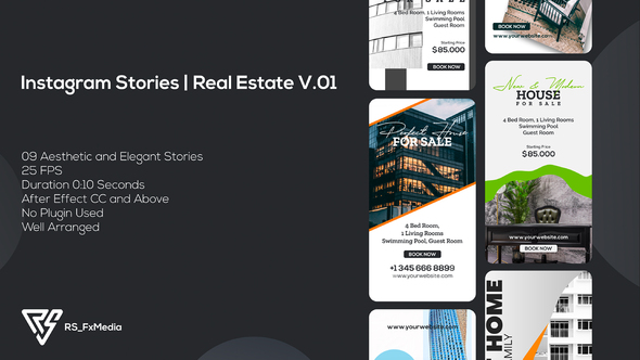 VideoHive Instagram Stories | Real Estate V.01 | Suite 32 39091579
