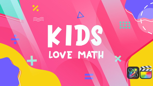 VideoHive Kids Love Math – Slideshow | Apple Motion & FCPX 35440527