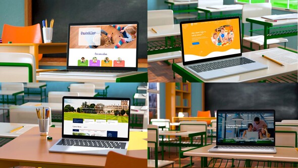 VideoHive Laptop at Classroom Promo Presentation 39201939