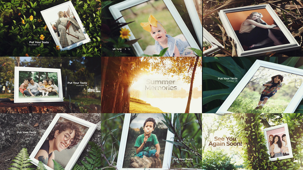 VideoHive Life Memory In The Summer Photo Gallery 38910030