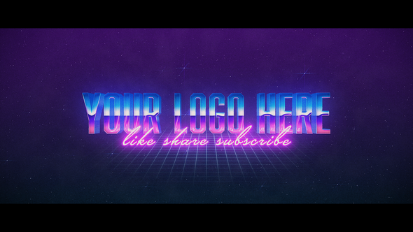 VideoHive Like Share Subscribe 80'S Generator Retro 32439344
