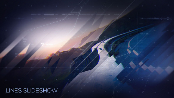 VideoHive Lines Slideshow 15627601
