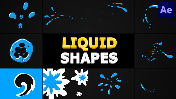 VideoHive Liquid Shapes | After Effects 32267091