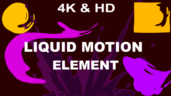 VideoHive Liquid motion Elements Pack 16120855