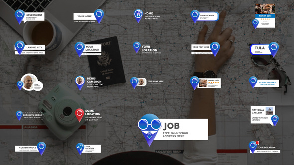 VideoHive Location Pin Titles || FCPX 33682055