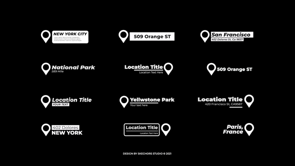 VideoHive Location Titles 2.0 | FCPX 34802676