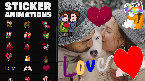 VideoHive Love Lyric Animations for FCPX 34704642