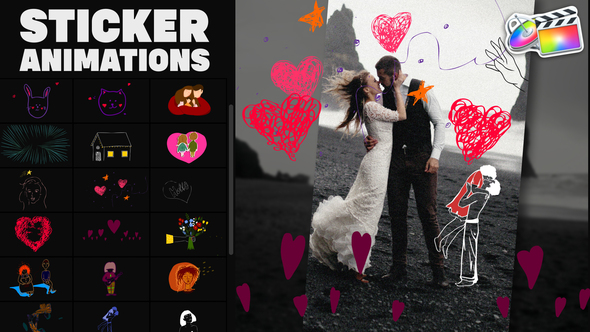 VideoHive Love Lyric Animations for FCPX 34767505