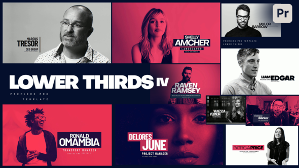 VideoHive Lower Thirds IV 33542975