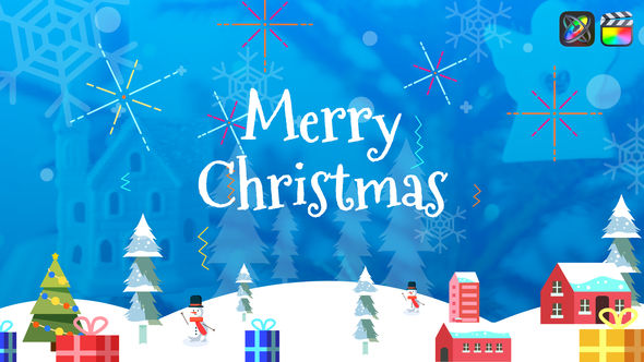 VideoHive Merry Christmas Slideshow | Apple Motion & FCPX 34934794