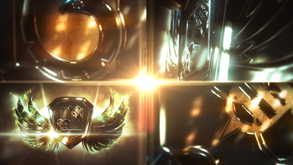 VideoHive Metal Wings Logo 18497865
