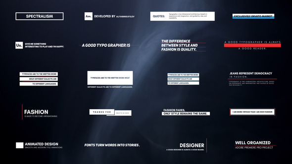 VideoHive Minimal Animated Titles - for Premiere Pro | Essential Graphics 22699983