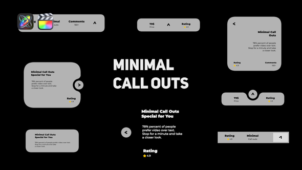 VideoHive Minimal Call Outs 34580571