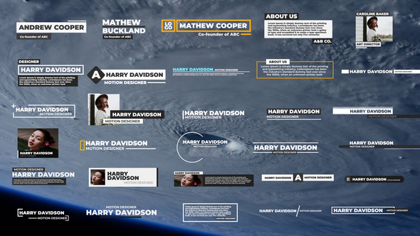 VideoHive Minimal Lower third 2 23631515