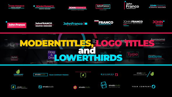 VideoHive Minimal Titles Pack 23557645